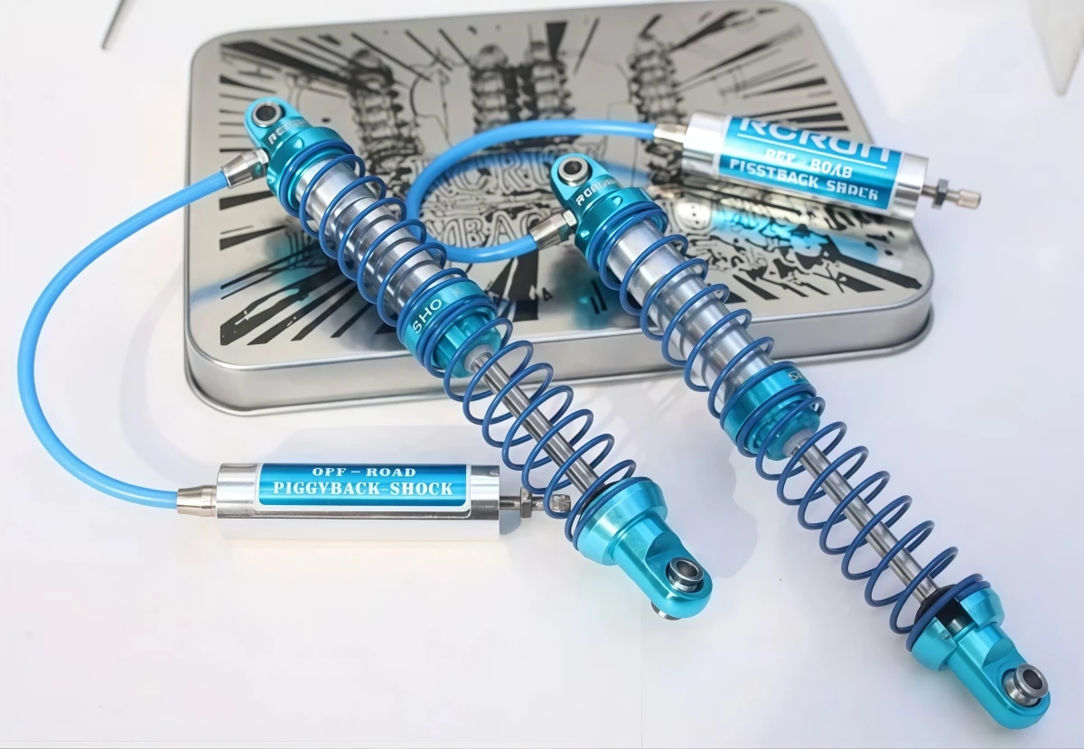 RCRUN 2PCS Negative Pressure Oil Shock Absorber Damper for 1/10 RC Crawler SCX10 TRX4 YIKONG 4102 4103 Upgrade Parts