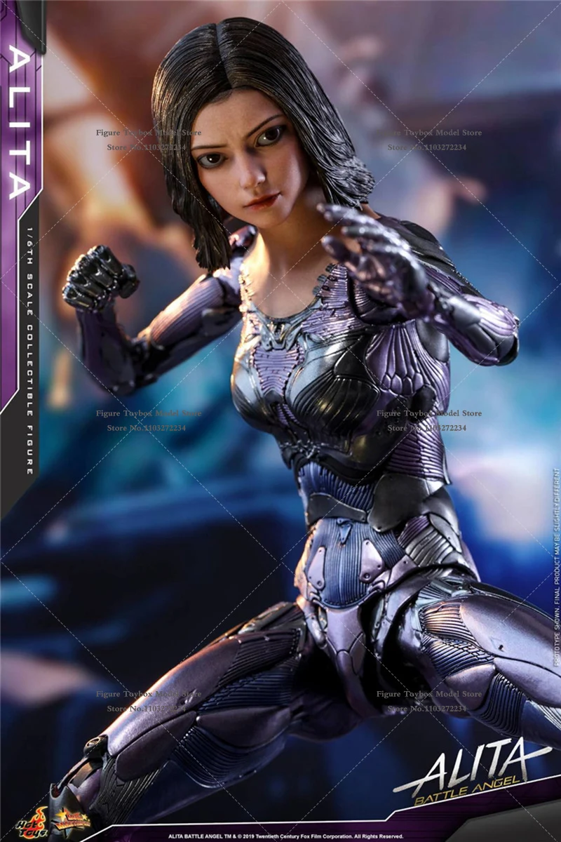 HOTTOYS HT MMS520 1/6 Fighting Angel Alita Movable Girl Action Figure Rolling Eye Design 12