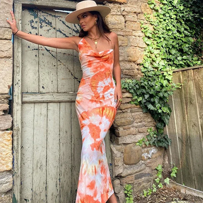 

CPSYM Oshfall европейские и американские горячие девушки, летняя новая мода, тонкое сексуальное платье без рукавов с цветочным принтом на подтяжках