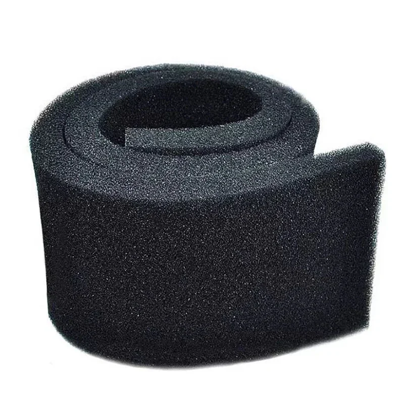 Black Filtration Foam Aquarium Fish Tank Biochemical Filter Sponge Pad Skimmer Long Use Time Sponge Supply Tank Multi Sizes