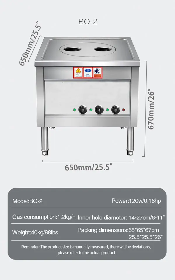 Pabrik gas komersial toko sarapan uap mesin roti bun