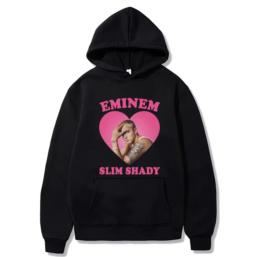 

Rapper Eminem Love Graphics hoodies Men Women Funny Hip Hop Oversized streetwear Unisex Fleece Long sleeve Sweatshirt pullovers