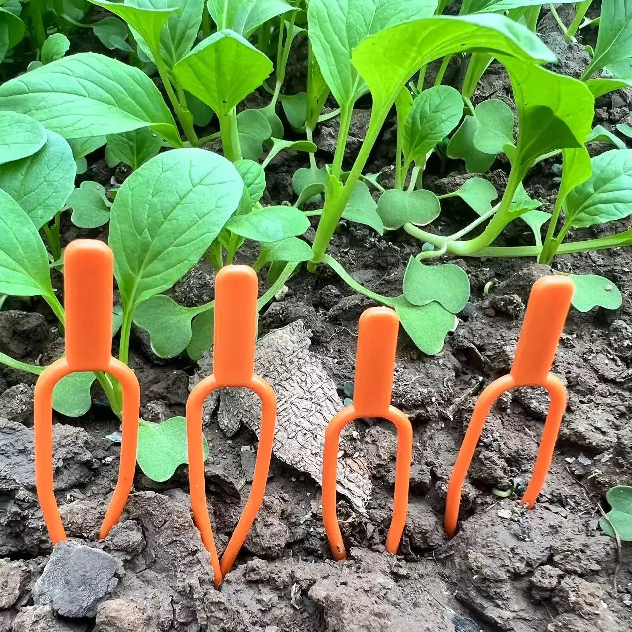 10/150pcs Plant Stem Fixator Plastic Stolon Climbing Support Clips Garden Strawberry Fork Vine Holder Seedling Fastening Fixture