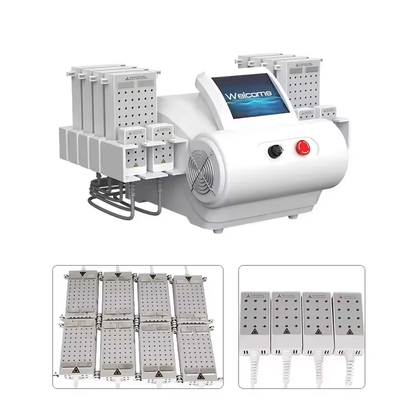 Powerful 4-wave with 432 lights Slimming Machine Non-surgical EMS Lipolaser  Device Weight Loss Machine Body Shaping Instrument