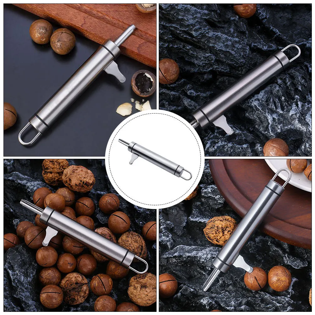 

1Pcs Manual Nut Sheller Clever Lightweight Multi-Function Opener for Nuts Walnut Pecan Almond Hazelnut Cracking