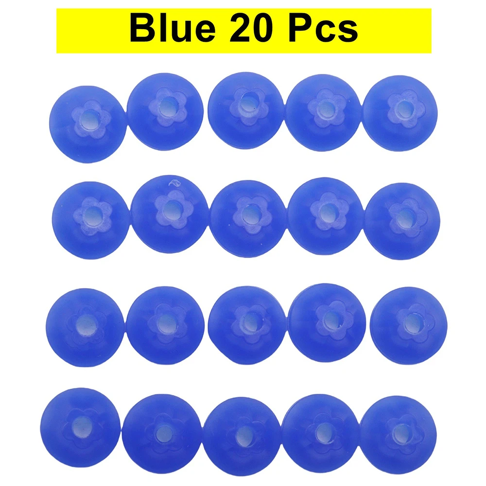 

Hot 20pcs Nail Dust Protector Caps 3/32" Shank Nail Drill Bits Anti-Dust Cover Caps for E-file Silicone Dust Stopper Nail Tools