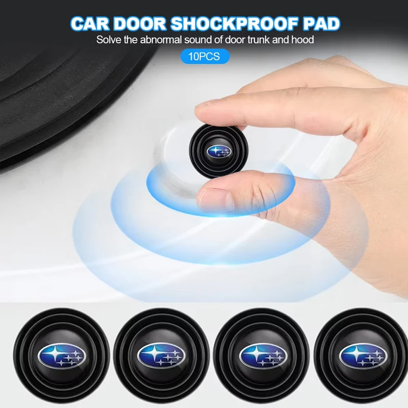 

4pcs Car Door Shock Stickers Soundproof Anti-collision Buffer for Subaru STI Forester XV Outback Impreza Legacy WRX BRZ Tribeca