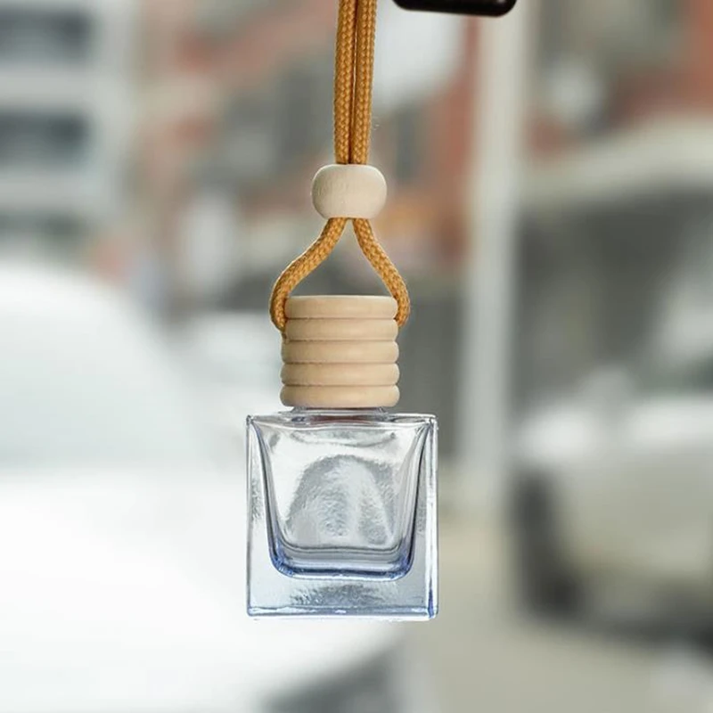 100Pcs Car Essential Oil Diffuser Fragrance Air Freshener Scent Perfume Bottle Ornament Hanging Empty Bottle Interior Accessory