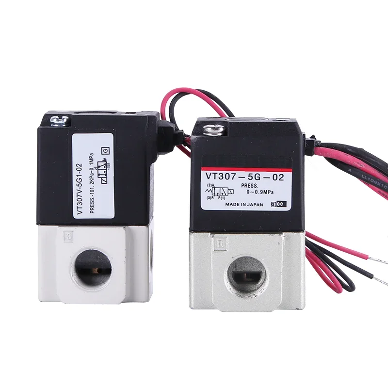 Pneumatic Direct-acting Solenoid Valve High Frequency VT307-3G/4G/5G/6G/4G1/5G1-01/02 Electromagnetic Two Three-way Vacuum Valve