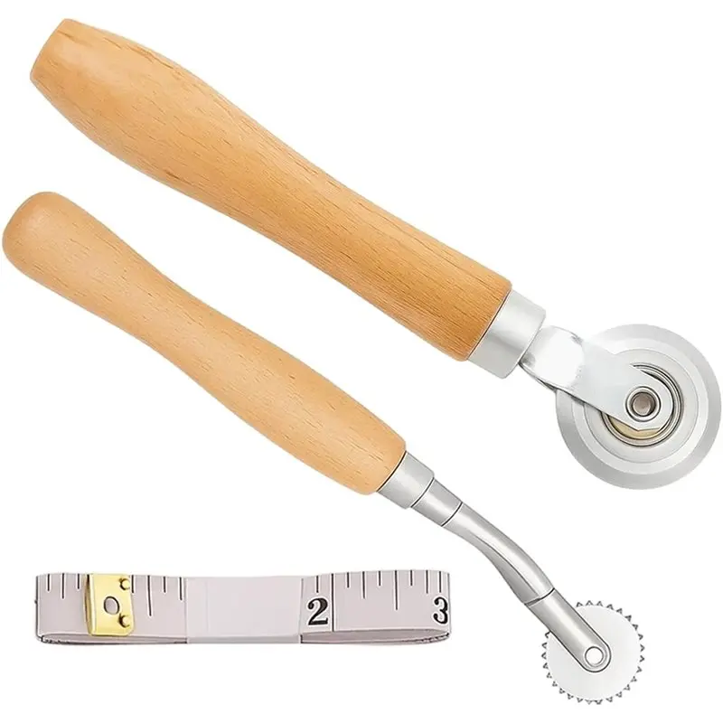 أداة تغيير صندوق الاتجاه 2025 مع عجلة التجعيد وعجلة التتبع وشريط القياس - مجموعة مكونة من 3 قطع تتضمن ثقب الورق #1