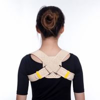 Adult Composite Cloth Clavicle Brace Hunchback Correction Adjustable Strap Posture Corrector Shoulder Support Strap Injuries