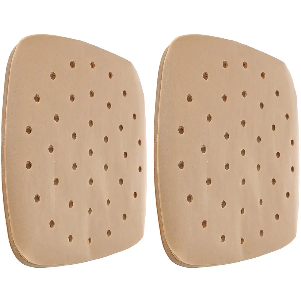 200 Sheets Perforated Air Fryer Parchment Paper Liner Heat-Resistant Disposable Baking Paper for Air Fryer Basket Pizza Cookies