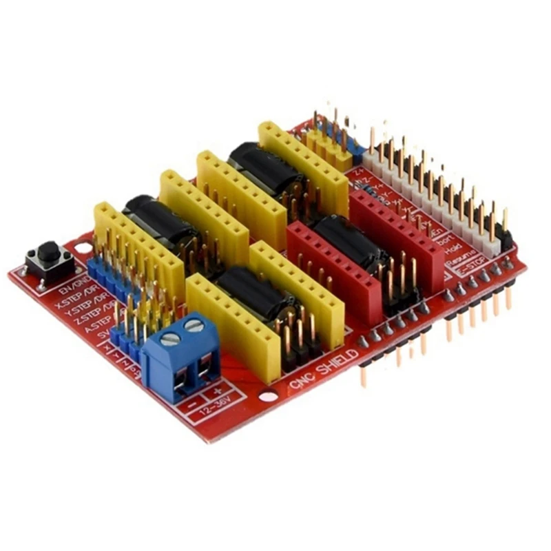 محرك متدرج ومجموعة السائق 4-Lead Nema17 محرك متدرج 17HS4401S + نقش CNC-Shield V3