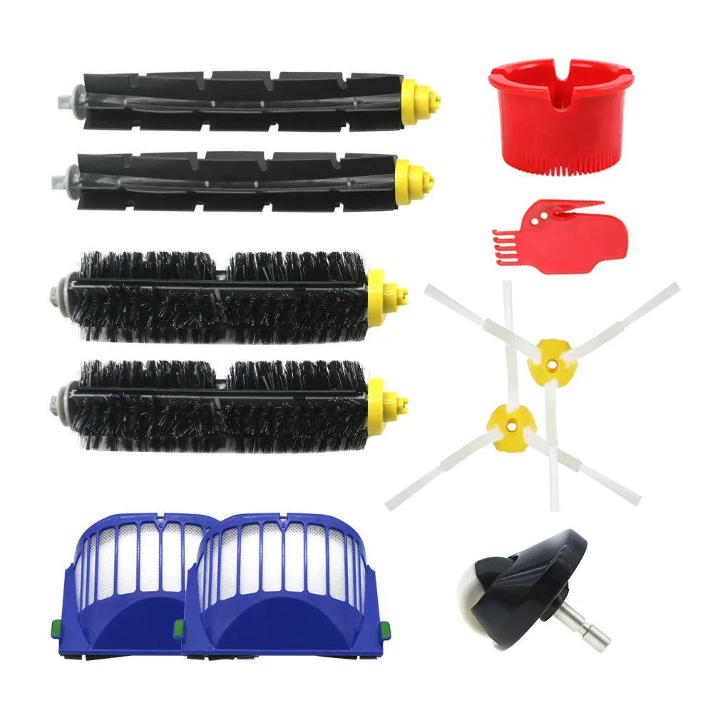 Set filtro AeroVac blu kit spazzola principale spazzola laterale per iRobot Roomba serie 600 620 630 650 660 sostituzione accessori