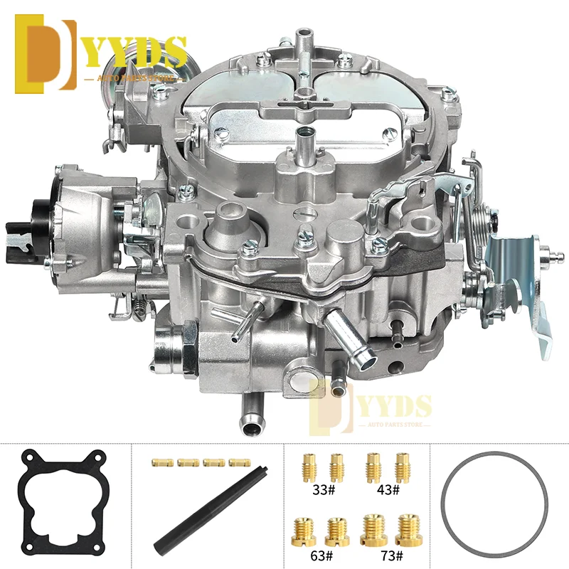 

4 Barrel Carburetor For 1904R 1906R Rochester Quadrajet Carb 4MV Replace For GM Chevrolet Chevy Cadillac 1980-1989 with 305-350