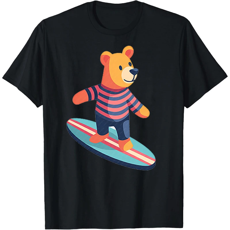 

Summer Women Clothing Beach Cartoon Pattern T Shirt Summer Shirt Frog Bear Elephant Lion Tiger Cartoon Graphic T Shirts FOR Man