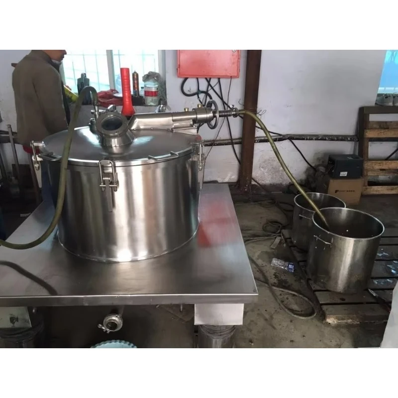 Industrial Juice Centrifuge Plate Type Centrifugal Machine Automatic Unloading Centrifuge Separator for Solid Liquid