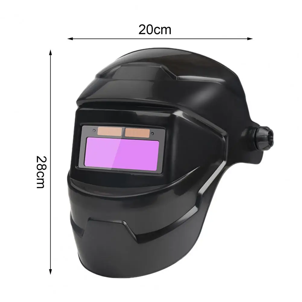 Solar Powered Welding Helmet Auto Darkening LCD Clear Welding Shield Grinding Hood Welding Helmet Safety Gear