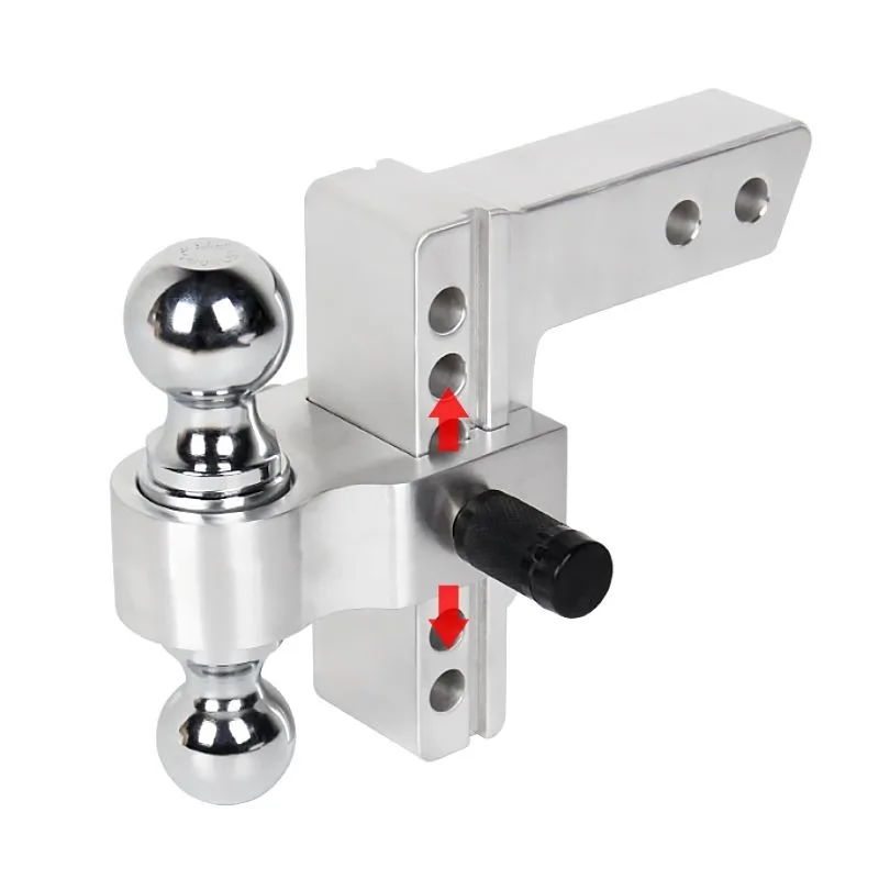 Pickup off-road trailer hook adjustable high and low high strength aluminum alloy trailer ball RV traction accessories