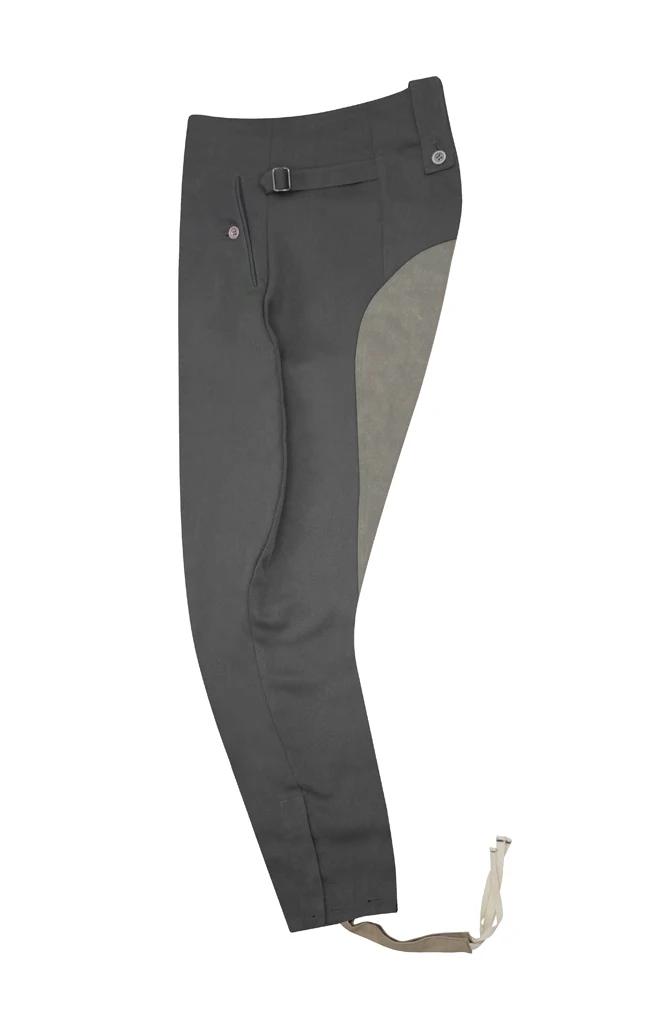 

GUDD-B035 WWII German Elite M43 Stone Grey Gabardine Mounted Troops Riding Breeches