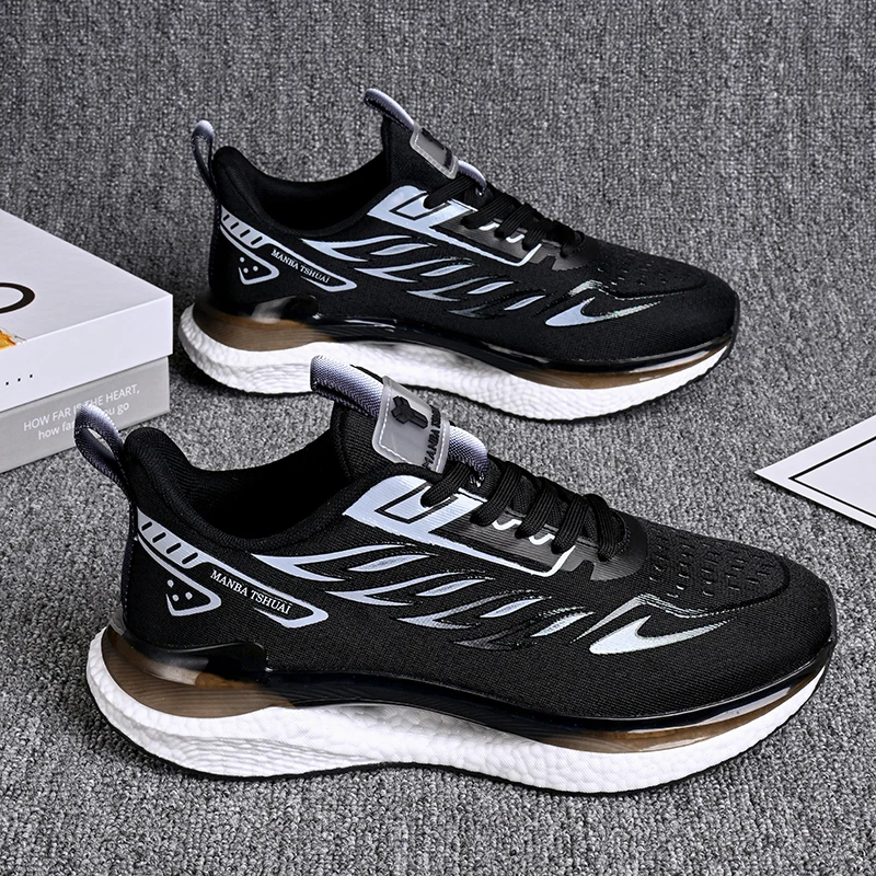 

2025 хит продаж, гибкая спортивная обувь на шнуровке, летние практичные кроссовки со сбалансированной поддержкой, простые универсальные прогулочные туфли