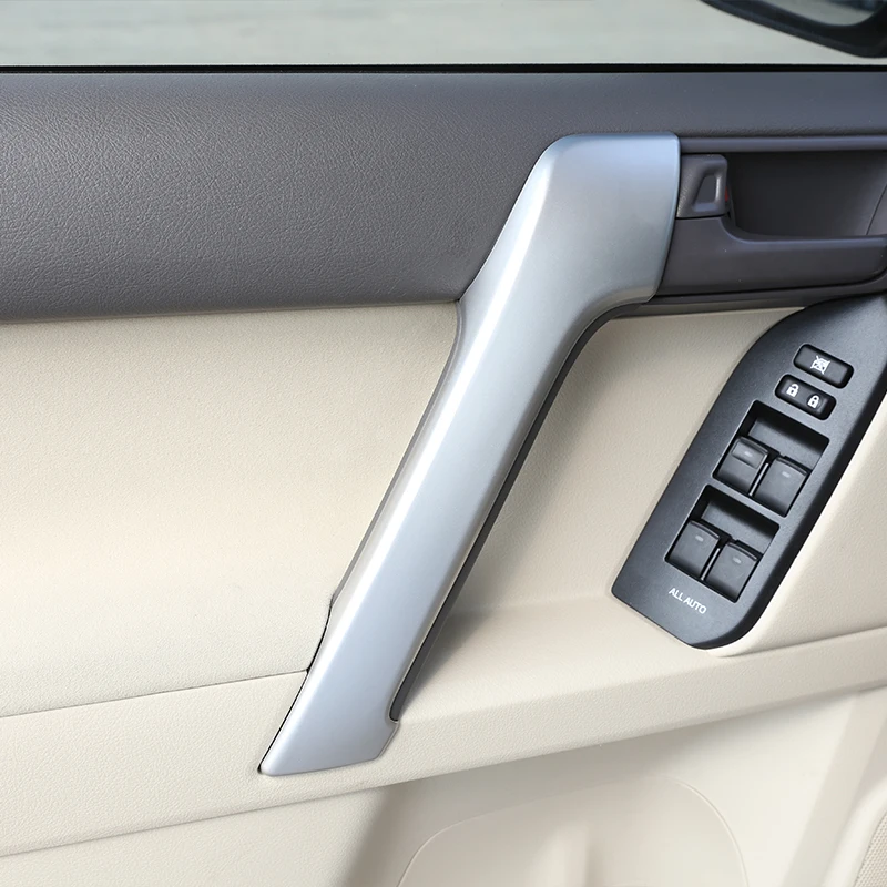 ABS Car styling Interior Door Handle Trim for Toyota Land Cruiser Prado FJ150 150 2010-2018 Car Interior Accessories 3 Styles