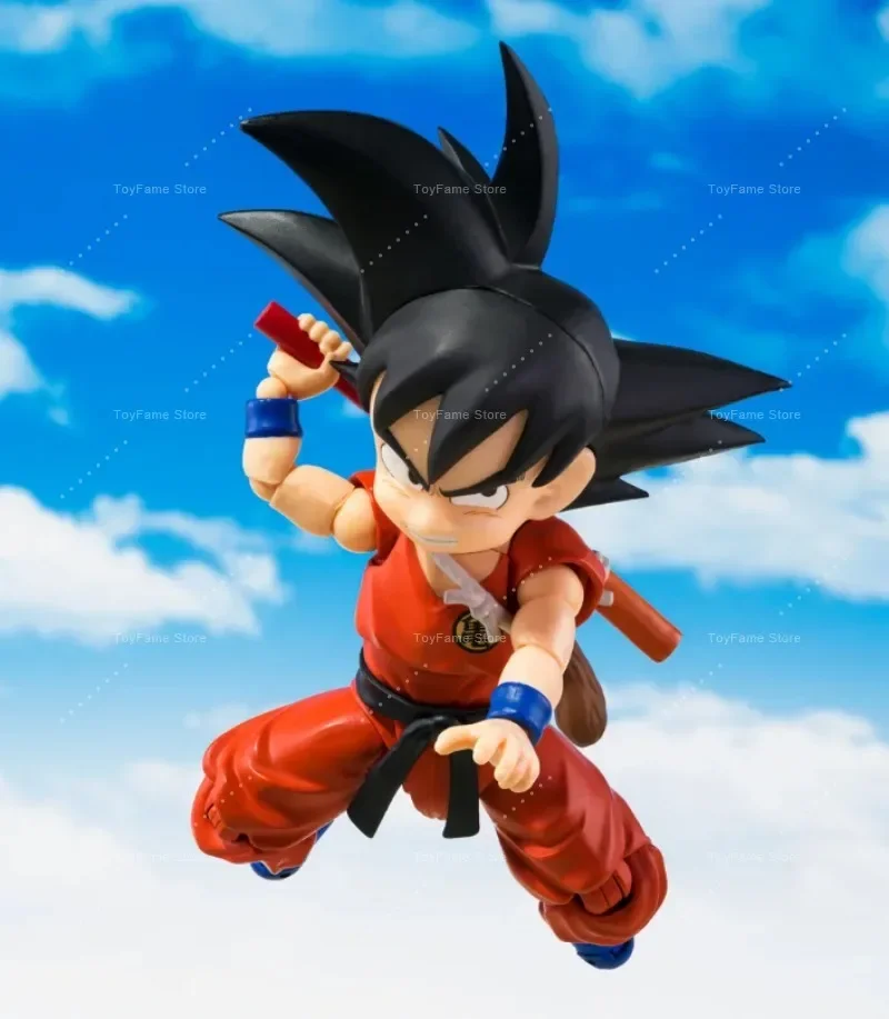 

In Stock Original TNT S.H.Figuarts Dragon Ball Son Goku Innocent Challenger See 10cm PVC Action Figure Collectible Gift