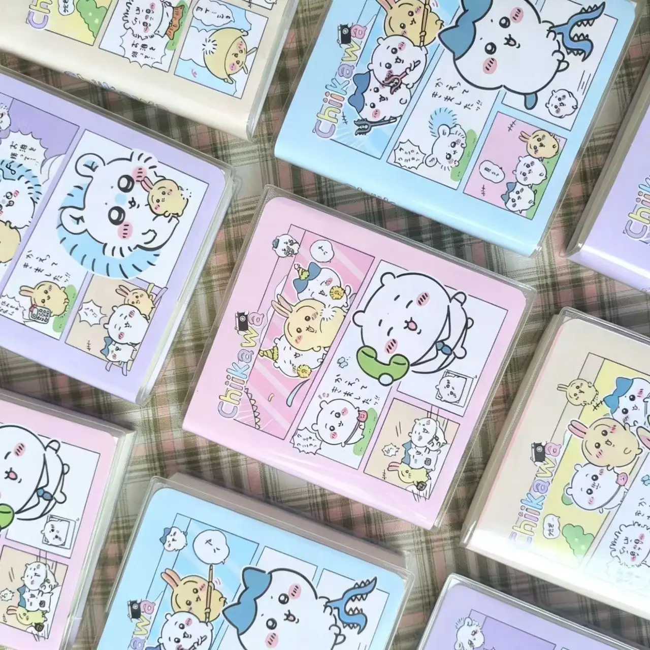 Cute Chiikawa Cartoon Mini Pocket Notebook Thick Durable Portable Notepad for Students Homework Journal Stationery Hachiware New