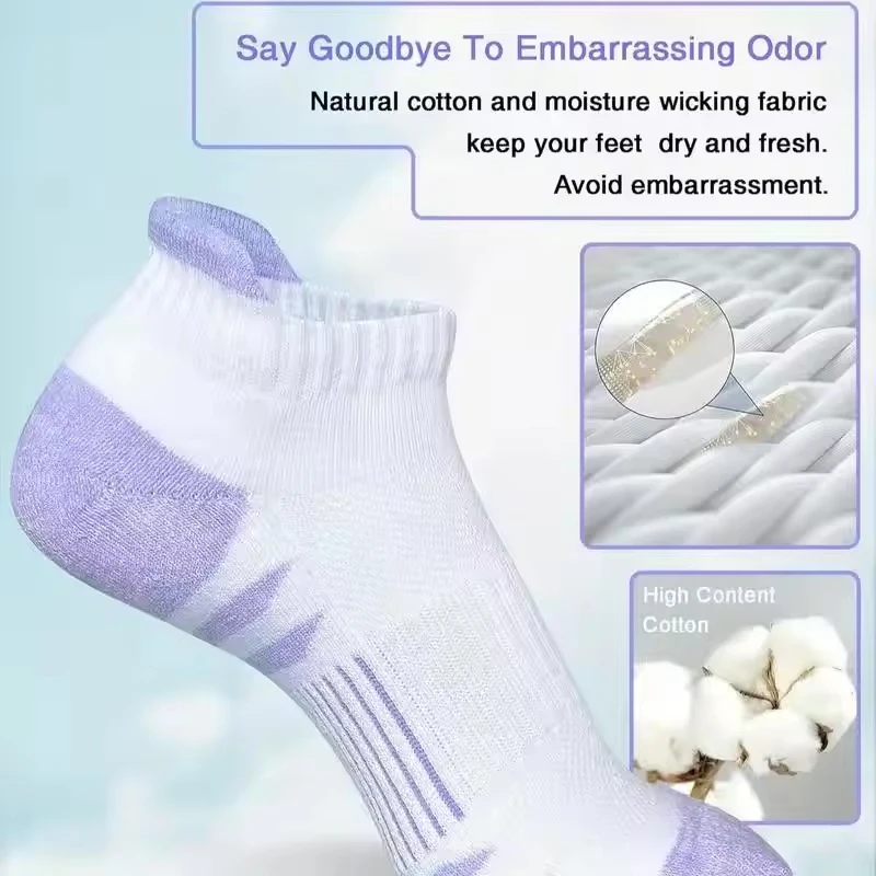 5/10/20 Double color sports running socks for men and women high-quality outdoor professional sports socks image 2