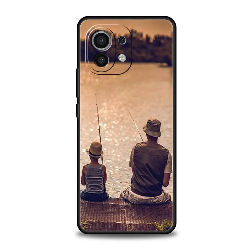 Phone Case For Xiaomi Mi 15 14 13 12 11 Lite 14T 13T 12T 11T Pro Poco X6 X5 M3 X3 Pro F5 F4 Cover Carp Fishing Fish