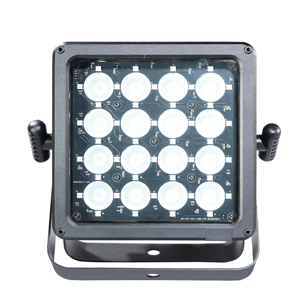 Sunart Splice 16*10W Cube LED Par WaterProof IP65 Case with RGBW 4 in 1 Colors For DJ Disco Night Clubs Bars Wedding DMX Fixture
