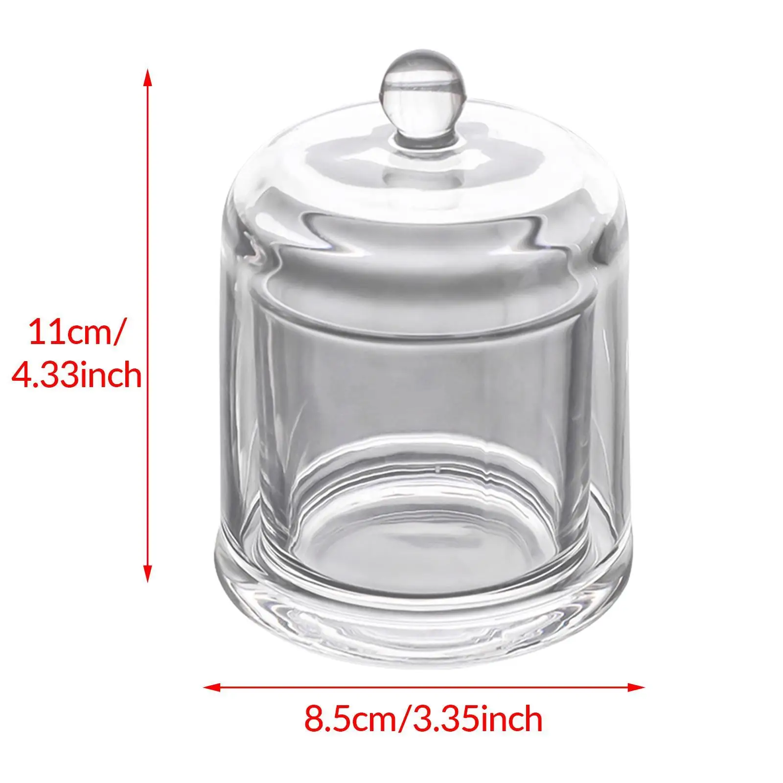 Candle Holder Glass Dome Centerpiece Cloche Cup Windproof Modern Design for Romantic Table Wedding Decoration