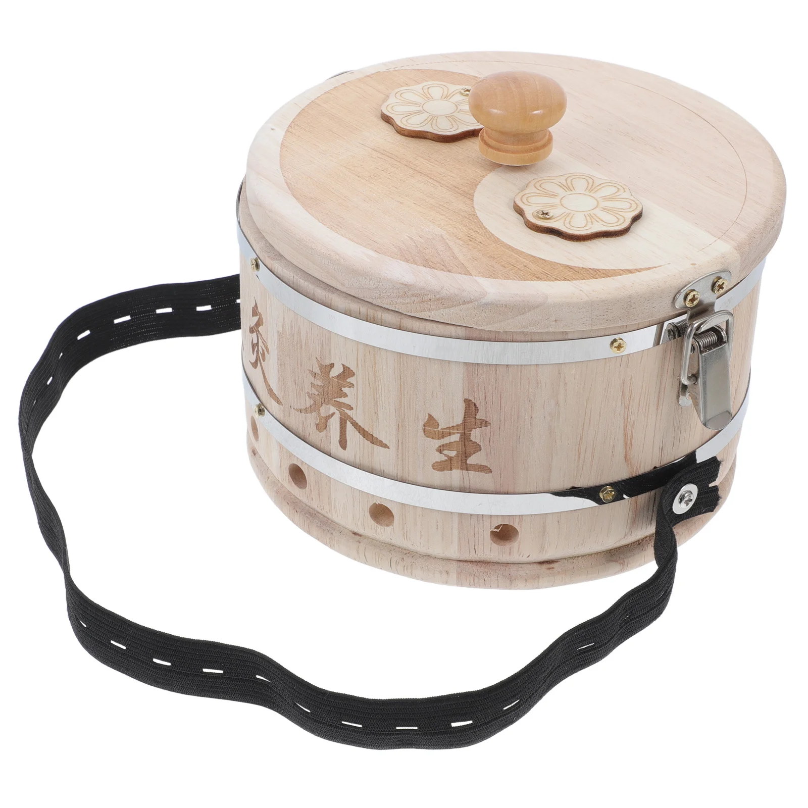 صندوق الكى المحمول، علبة موكسا خشبية قوية للعلاج المنزلي، تصميم مدمج للعناية الآمنة في البطن والظهر والصدر