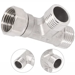 Toilet Diverter Valve Copper T Adapter G1/2