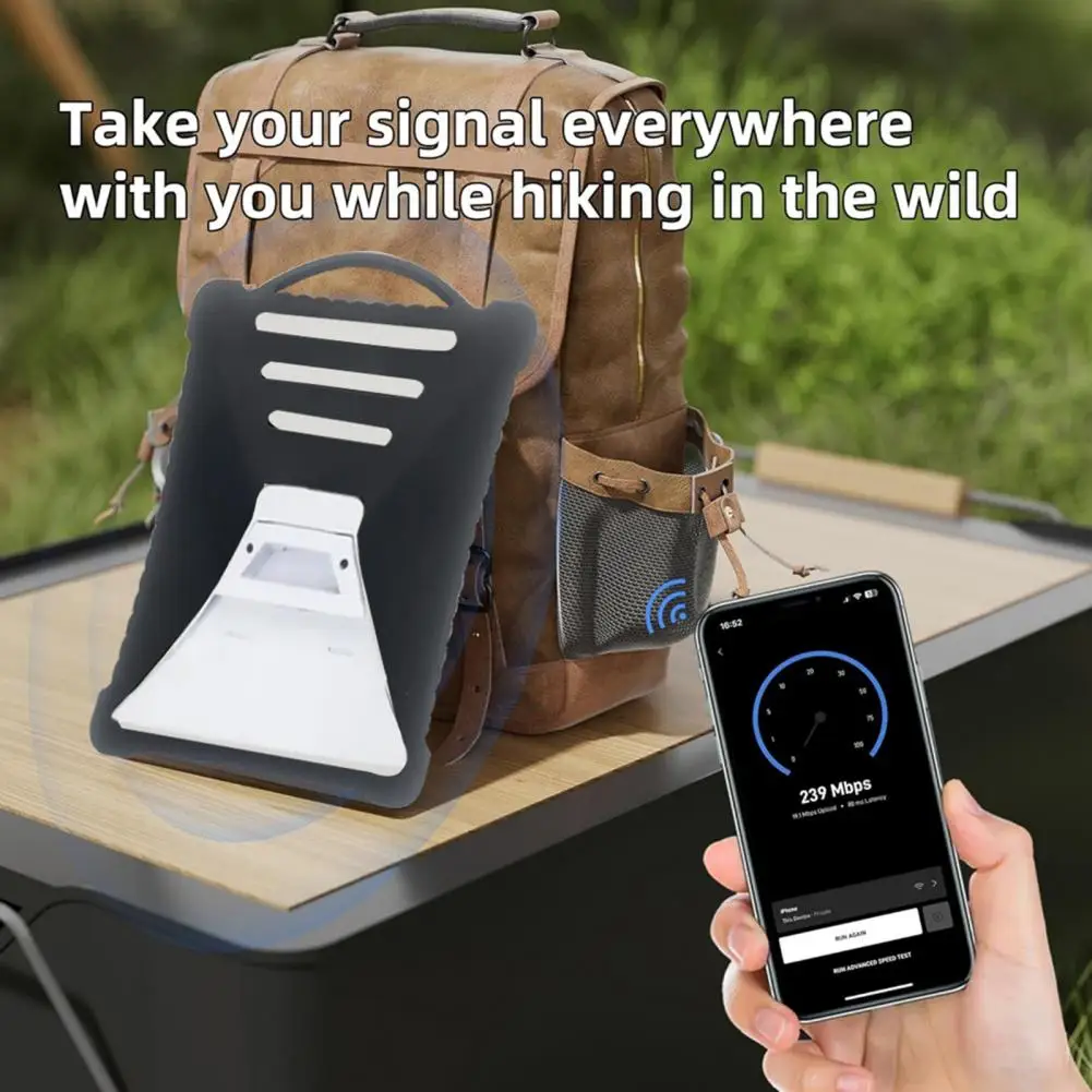 حافظة حماية خارجية 2025 مقاومة للصدمات ومضادة للسقوط من السيليكون لهاتف Starlink Mini