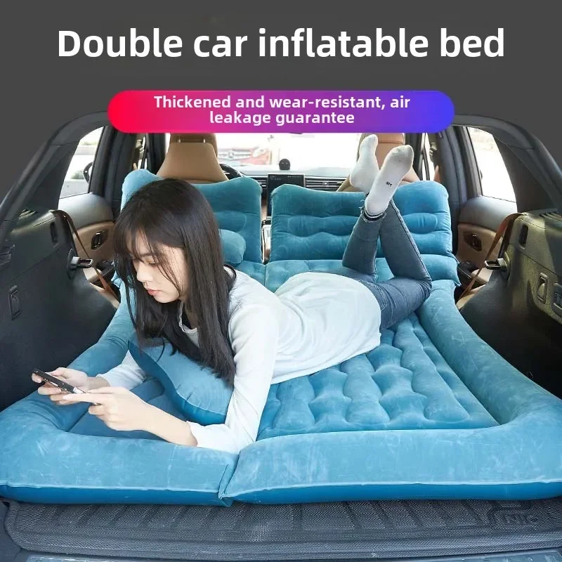 Portable 2-in-1 Inflatable Car Bed for SUV Travel - Image 5