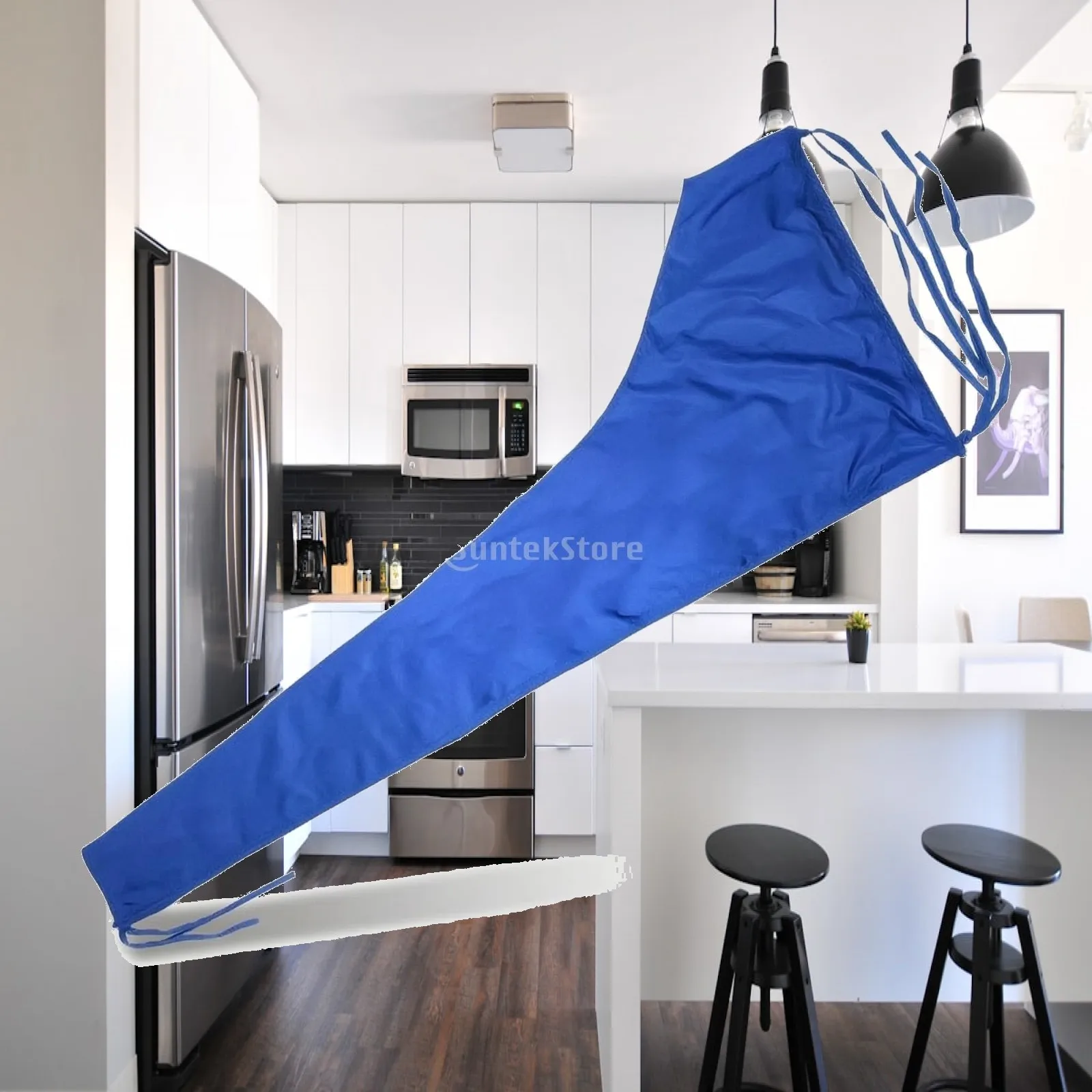 420D Oxford Yacht Sail Cover for Spar Protection Waterproof Sunproof Boat Cover with Secure Tie Design