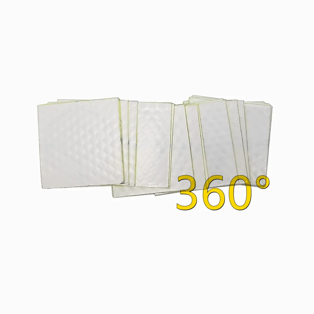 100pcs Size 60x60 20 30 40 50 mm Reflector Sheet For Total Station Survey Geography Fluorescent Green Sheet Reflective Sticker