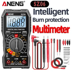 ANENG SZ06 Smart Digital Multimeter AC/DC Voltage Meter Current  Ohm Tester Profissional Multimetro Tools Measuring Device