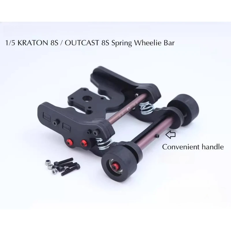 

Adjustable angle spring lift-up wheel 1/5 ARRMA KRATON 8S, durable and shock-resistant, model car modification part.