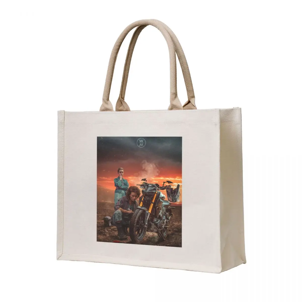 

Dani x Jamie Roadtrip Part ll Tote Bag Canvas reusable grocery bags woman shopping bag