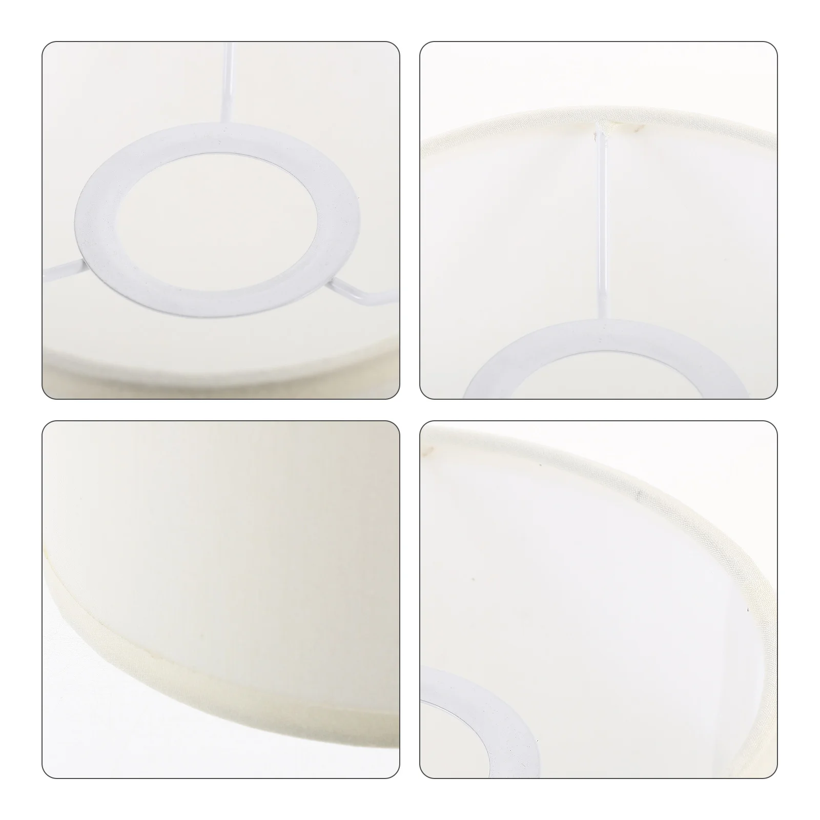 

Round Decorative Lampshade Tc and Iron Material Simple Design for Table Floor Lamp Bedroom Living Room E27 Light Socket Shade