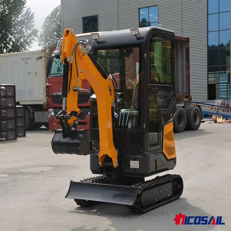 حفار صغير 1.5 طن عالي الجودة وبأسعار معقولة مع EPA وEUR5 لتركيب الحيوانات في البستان الزراعي