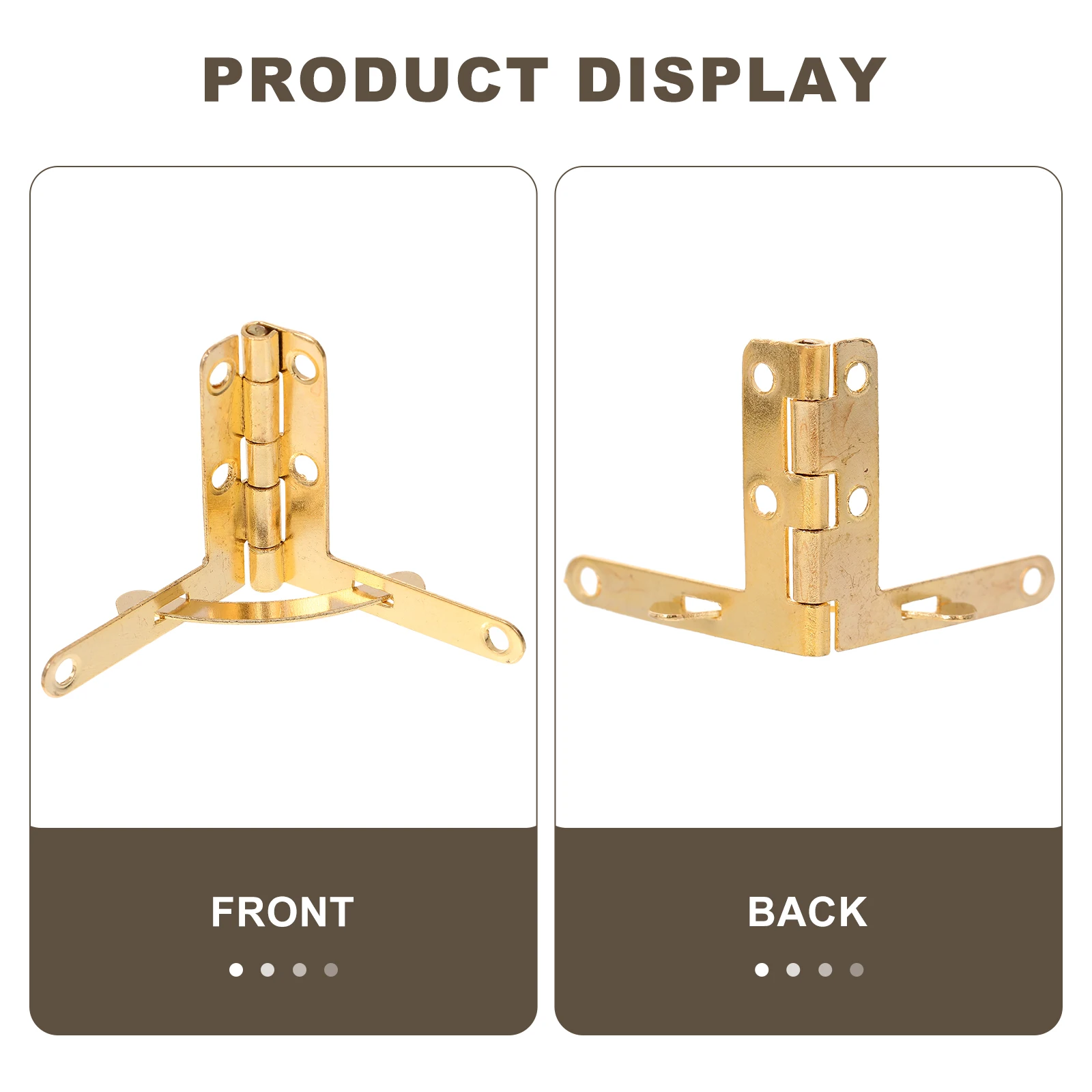 

50pcs Gift Box Retro Decorative Jewelry Box Hinge Wooden Boxes Accessories Iron niture Hinges Household Decorative Hinges For