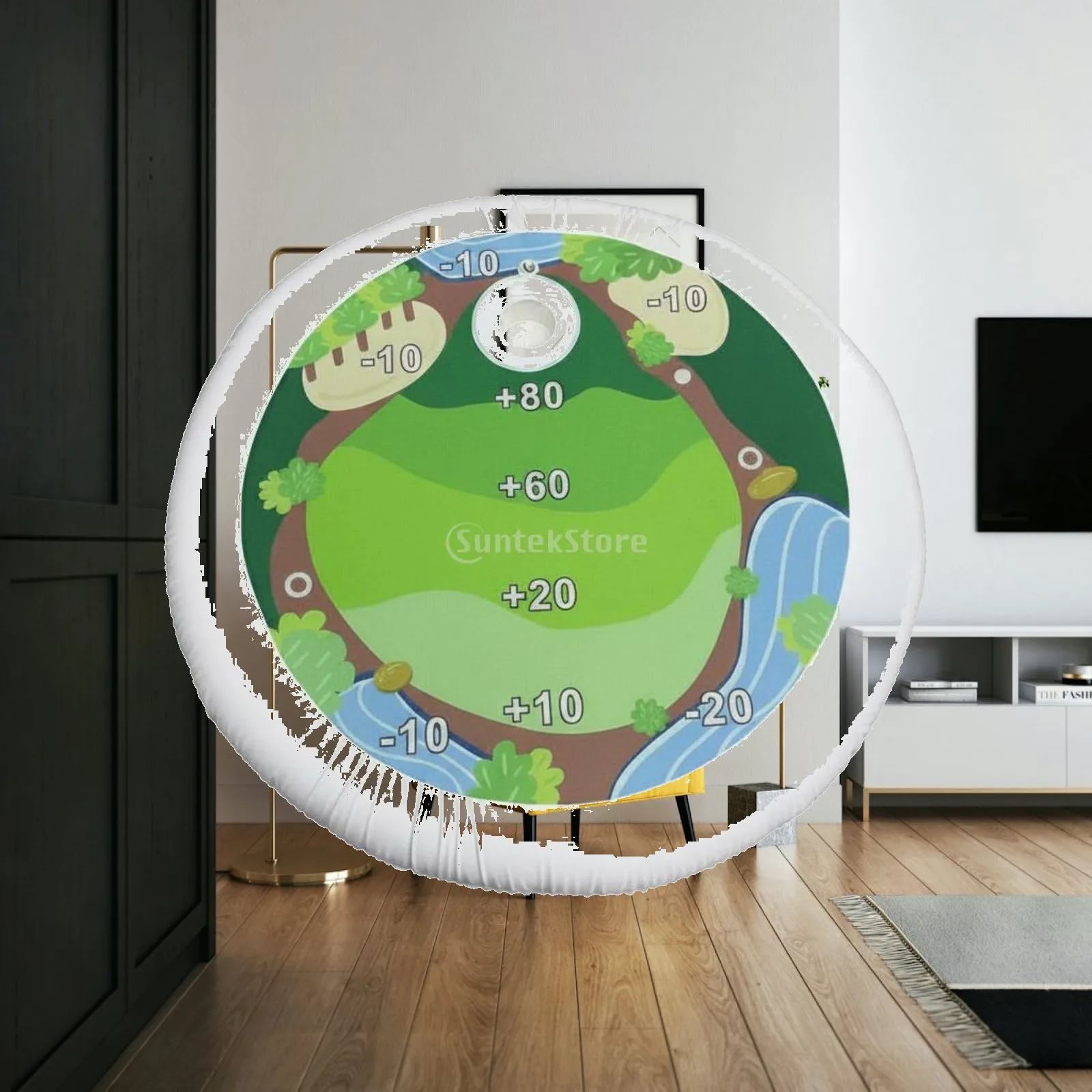 Inflatable Golf Game Easy to Play Pool Golf Toy Tear Resistant for Backyard