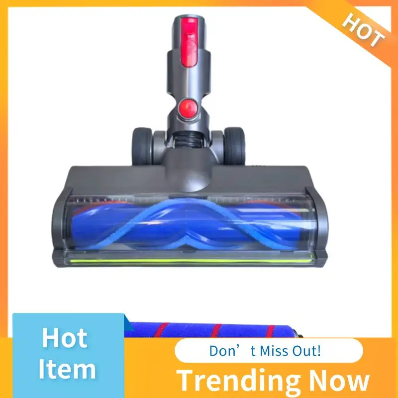 BBNV-Per Dyson V7 V8 V10 V11 V15 Accessori per aspirapolvere con luci LED verdi Kit testa per pavimento con spazzola a rullo morbido con setole a forma di V