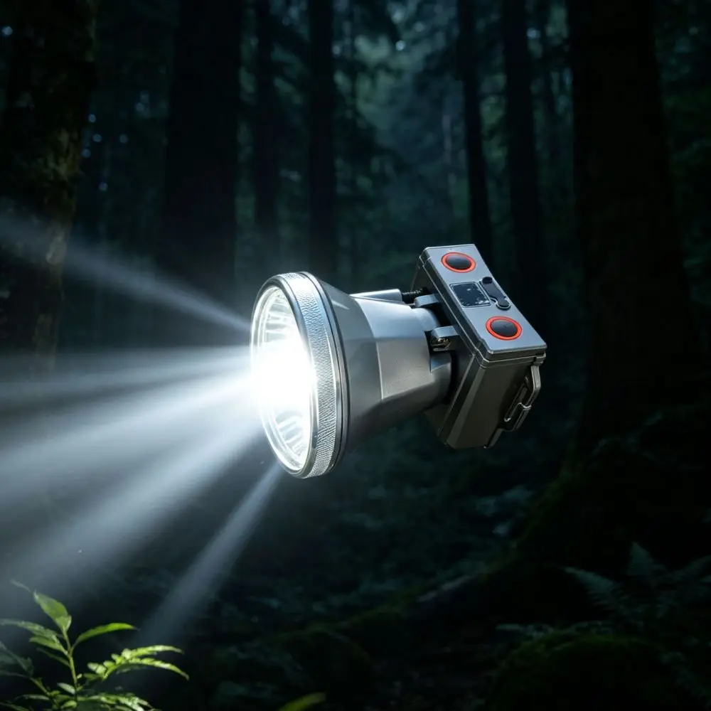 High Power LED Laser Headlamp Rechargeable Tactical Flashlight Long Distance Searchlight For Outdoor Camping Hiking Night Gear