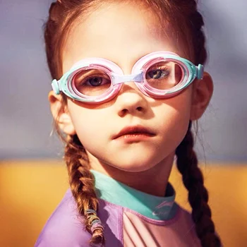 방수 김서림 방지 수영 고글, UV 어린이 전문 컬러 렌즈, 어린이 안경, 수영 안경 