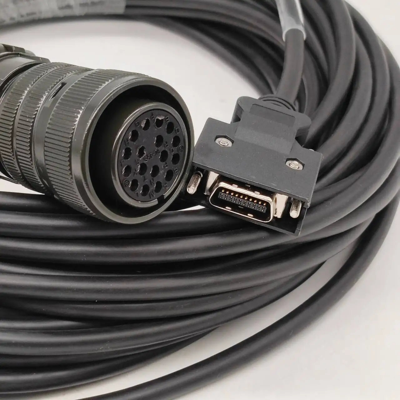 ASD-A2EN1015 Servo Motor Encoder Cable, 15-meter Cable, Power Cable, Brake Cable