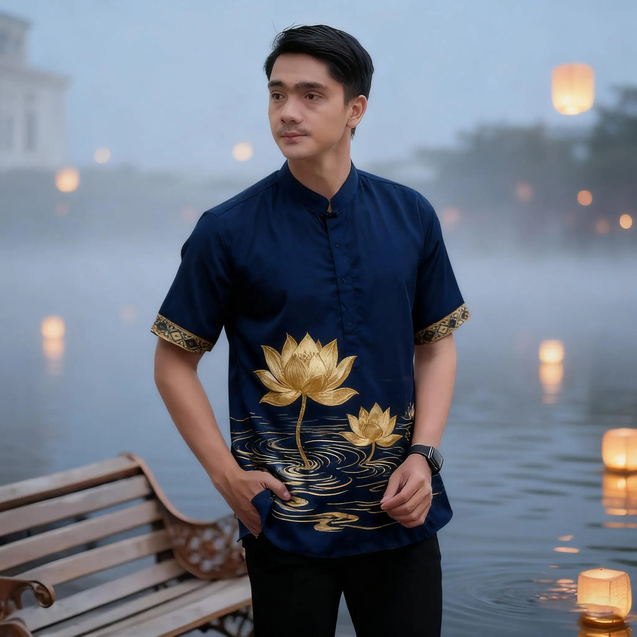 

Мусульманская рубашка кафтан Дубай мужской халат с короткими рукавами в этническом стиле воротник-стойка арабская одежда Camicia Araba Ropa Arabe De Hombre